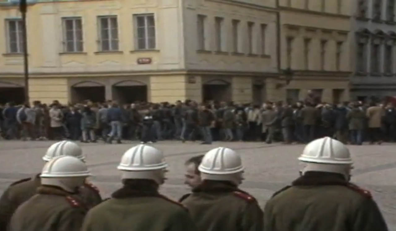 Palachův týden, leden 1989, Václavské náměstí
