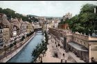 Karlovy Vary architekta Josefa Zítka na dobové pohlednici