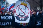 Demonstrace proti Putinovi v Moskvě v roce 2020