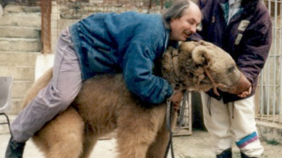 Jaroslav Kaňa s medvědem