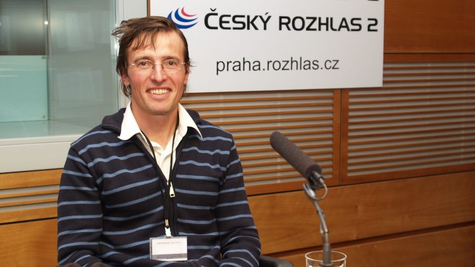 Julius Šimko ve studiu Čro 2 - Praha