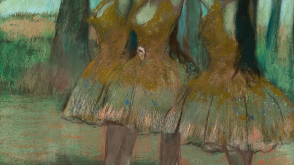 Edgar Degas, La Danse Grecque (pastel, 1885–1890)