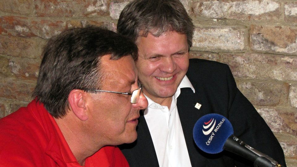 Vinaři Stanislav Másl a Jaroslav Machovec