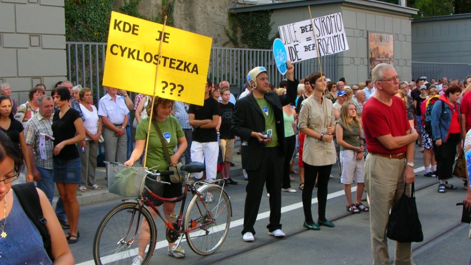 Fotografie z akcí Občanského sdružení Brno na kole