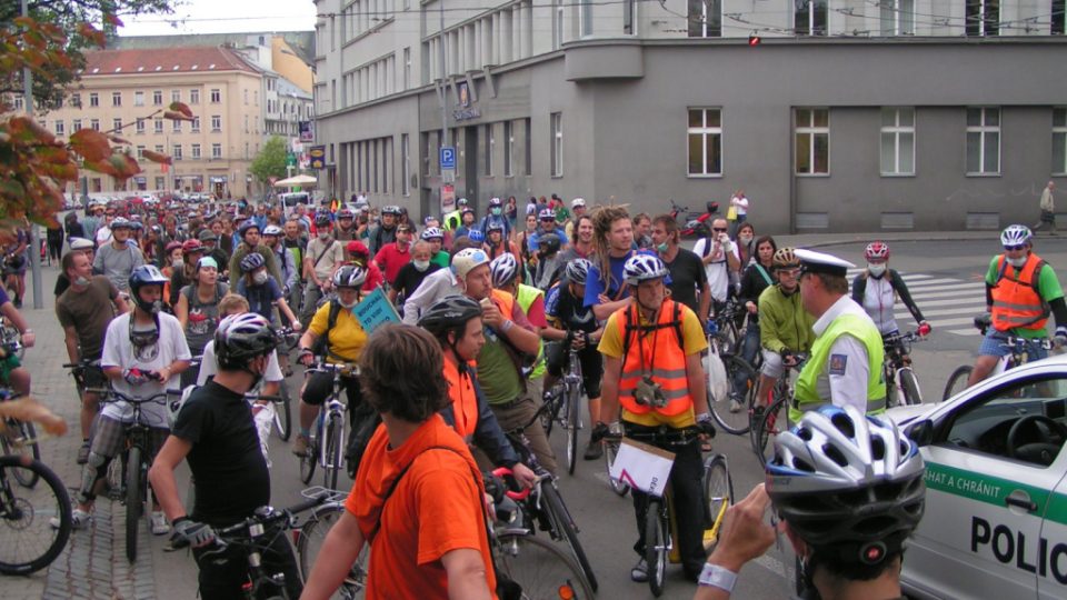 Fotografie z akcí Občanského sdružení Brno na kole