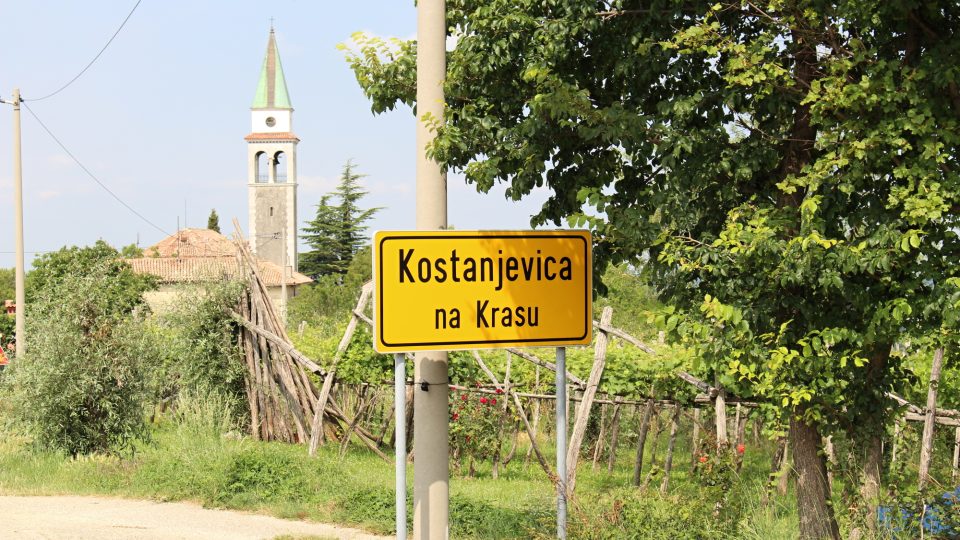 Kras a městečko Kostanjevica -  další místo urputných bojů