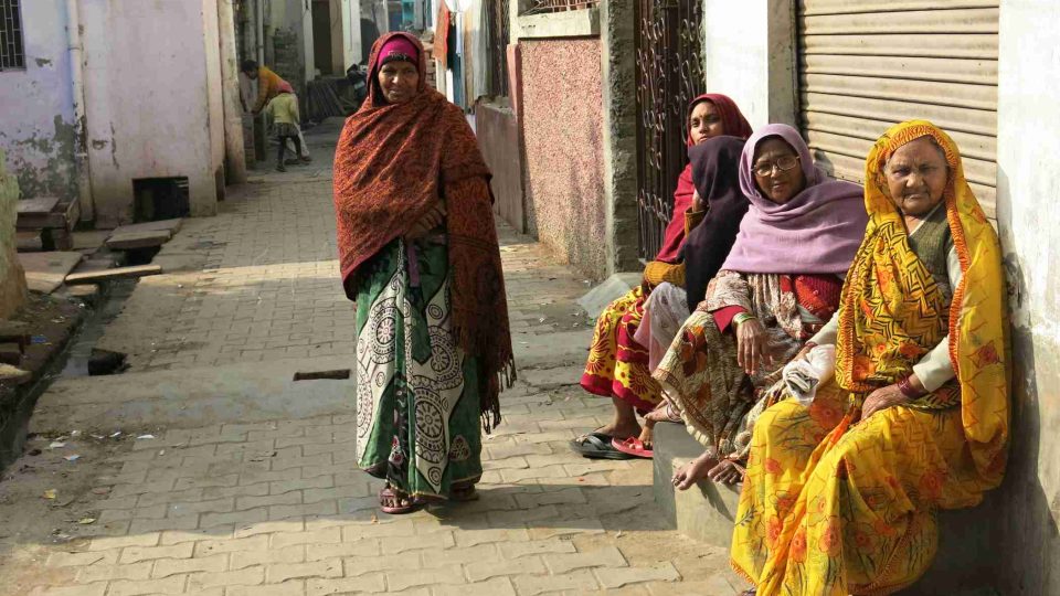Indické ženy na ulicích