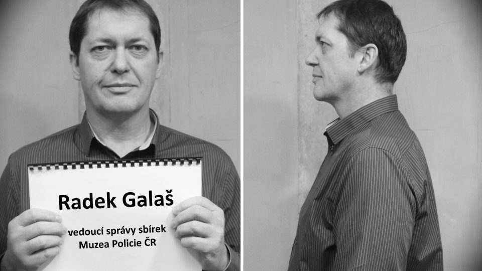 Radek Galaš (vedoucí správy sbírek Muzea Policie ČR)