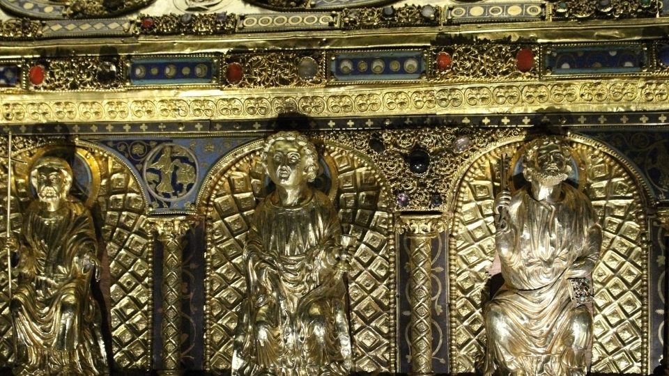 Relikviář sv. Maura (detail)