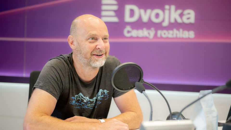 Petr Horký ve studiu ČRo Dvojka