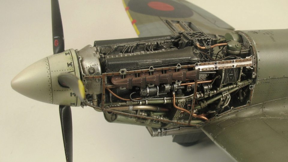 Spitfire  Mk.IX  Eduard 48 (detail)