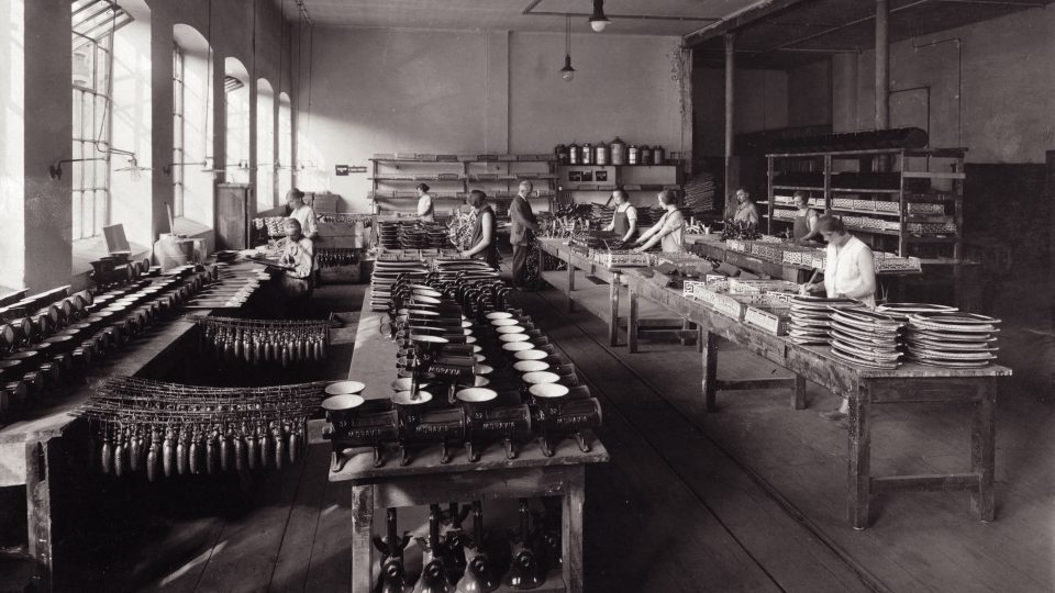 Výroba mlýnků na maso (1908)