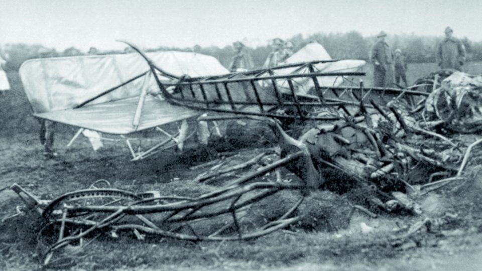 Havárii letounu Caproni Ca.33 zaplatil Štefánik životem