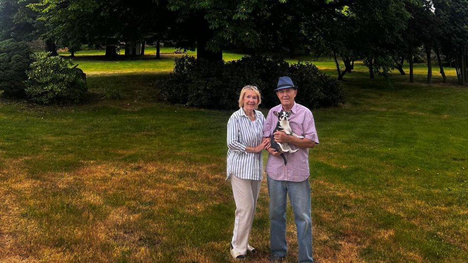 Václav Žmolík na návštěvě u Jaroslava a Lucie Němečkových