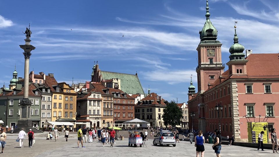 Zámek ve varšavském centru