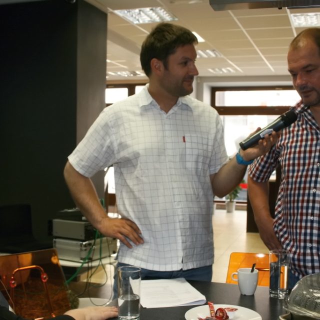 Naďa Konvalinková,  Patrik Rozehnal a Martin Preiss | foto: Tomáš Rypan,  Český rozhlas