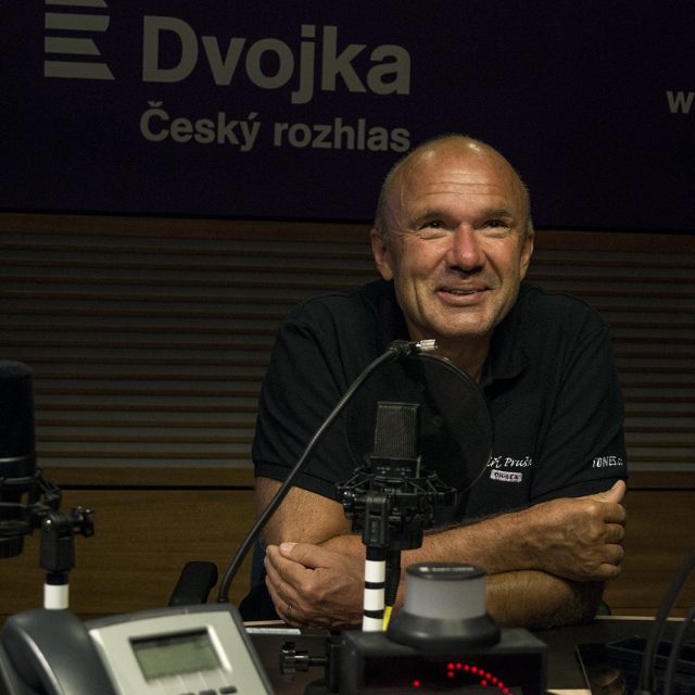 Jiří Pruša ve studiu Dvojky | foto: Český rozhlas Jiří Pruša ve studiu Dvojky | foto: Český rozhlas