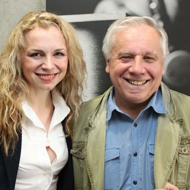 Martina Kociánová a Stanislav Motl | foto: Adam Kebrt,  Český rozhlas