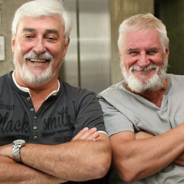 Jan Rosák a Jiří Žák | foto: Adam Kebrt,  Český rozhlas