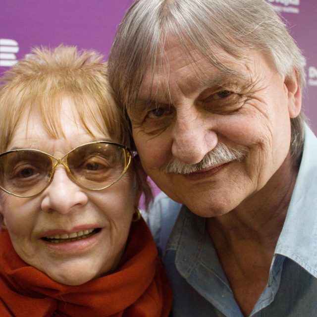 Nejen o filmu,  ale taky o úloze hudby ve filmu si povídali Drahomíra Vihanová a Pavel Soukup | foto: Adam Kebrt,  Český rozhlas