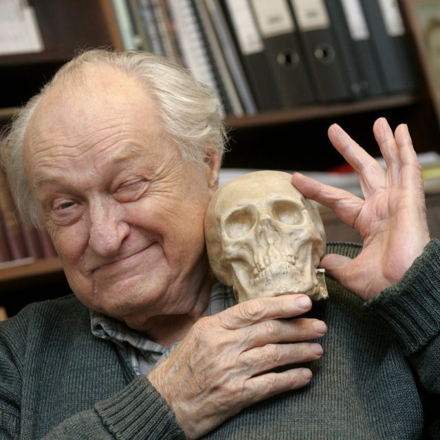 Režisér Jiří Krejčík ve Slováckém divadle v květnu 2015 | foto: Jan Karásek,  MAFRA / Profimedia