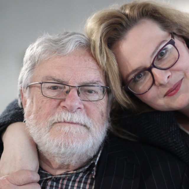 Jan Kačer s dcerou Adélou Kubačákovou | foto: Elena Horálková