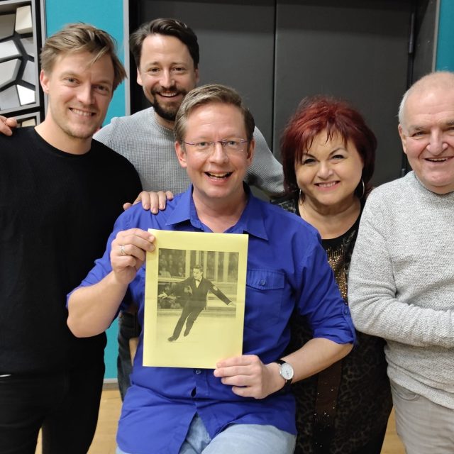Tomáš Verner,  Jan Smetana,  Aleš Cibulka,  Hanka Křížková,  Tomáš Gottlieb a na snímku Ondrej Nepela | foto: Kateřina Radvanová,  Český rozhlas