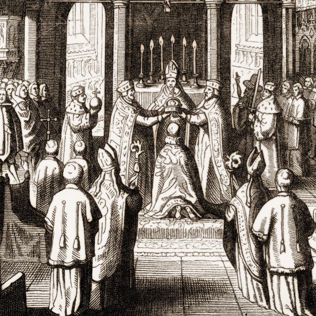 Korunovace Matyáše Habsburského | foto: Profimedia