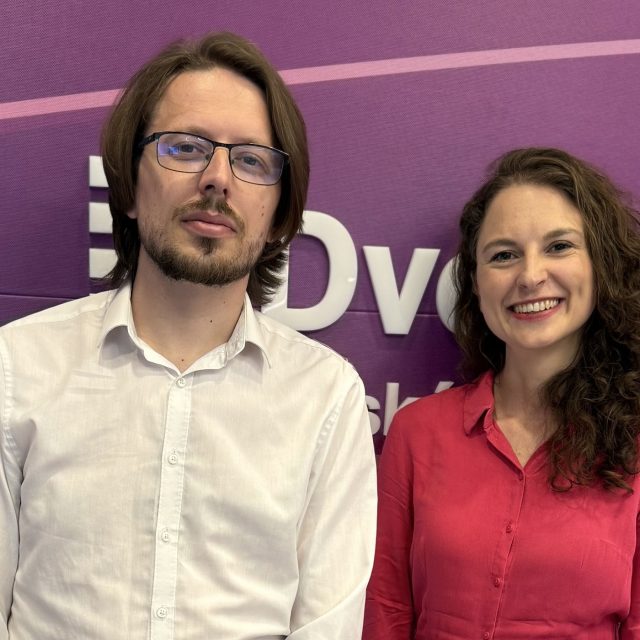 Luboš Brabenec a Pavla Hubálková | foto: Kateřina Dvořáková,  Český rozhlas