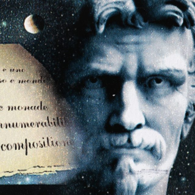 Girodano Bruno na italské poštovní známce | foto: Shutterstock