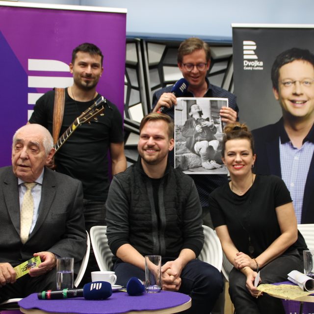 Hosté: Martin Chodúr,  Marta Jandová,  Ondřej Pátek,  Radkin Honzák. Moderuje Aleš Cibulka | foto: Kateřina Radvanová,  Český rozhlas