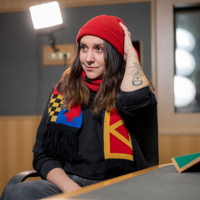 „Film je mé srdcové médium,  ale audio dokument mě učí větší pozornosti, “ říká Apolena Rychlíková | foto: Khalil Baalbaki,  Český rozhlas