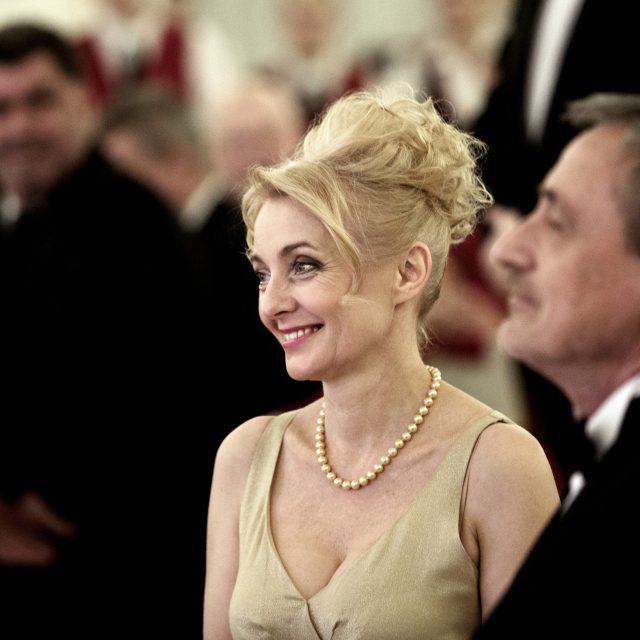 Herečka Veronika Žilková-Stropnická a její manžel,  velvyslanec v Izraeli Martin Stropnický | foto: Michal Růžička/MAFRA,  Profimedia