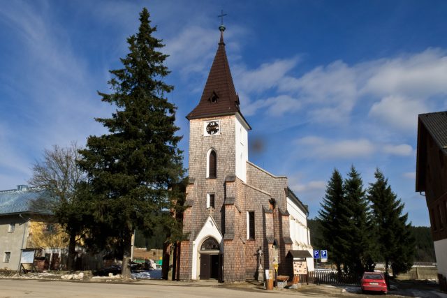 Kostel svatého Štěpána - Kvilda - Šumava | foto: Khalil Baalbaki,  Český rozhlas
