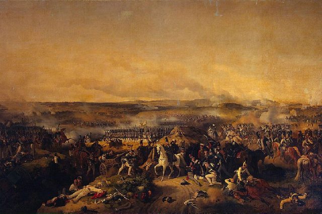 Bitva u Borodina od Pitera von Hesse,  1843 | foto: Peter von Hess,  Wikimedia Commons,  CC BY 1.0