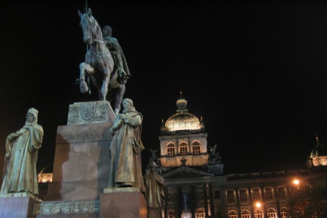 Socha sv. Václava na Václavském náměstí v Praze | foto: Licence GNU,  Andreas Praefcke