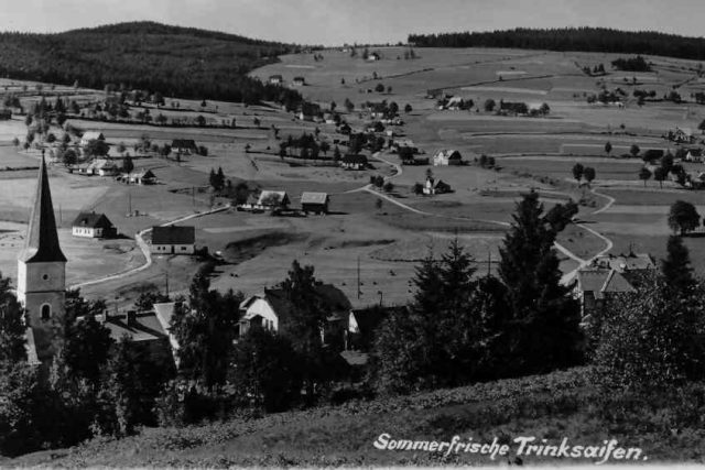 Trinksaifen je německé označení části obce Rudná v okrese Karlovy Vary | foto: licence Public Domain,  volné dílo