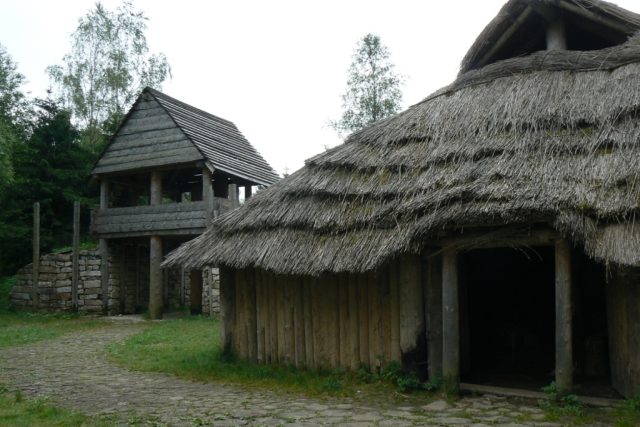 Archeoparku Prášily,  keltská vesnička | foto: Lukáš Milota,  Český rozhlas