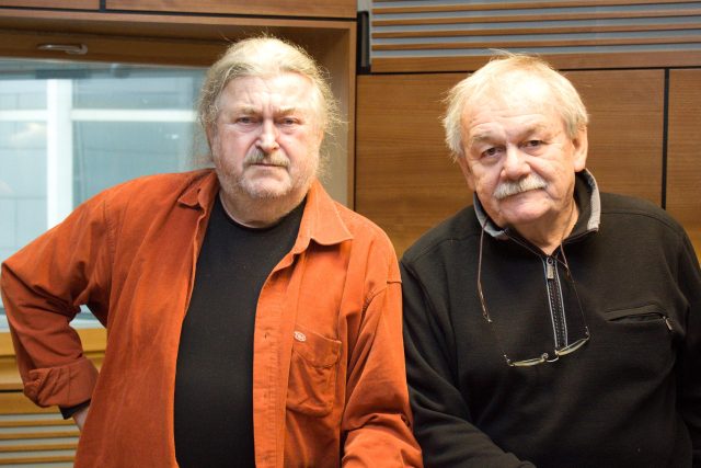František Ringo Čech a Karel Šíp | foto: Adam Kebrt,  Český rozhlas