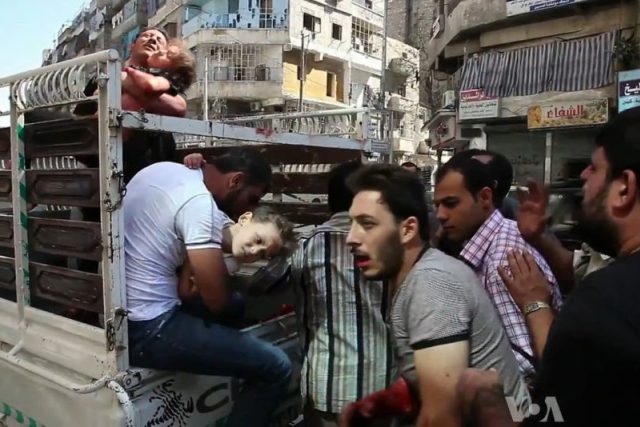 Obrázek ze syrského Aleppa | foto: Public domain,   Voice of America News