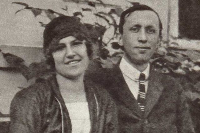 Olga Scheinpflugová a Karel Čapek se seznámili v roce 1921 ve Vinohradském divadle. Svoji byli jen tři roky | foto:  Památník Karla Čapka
