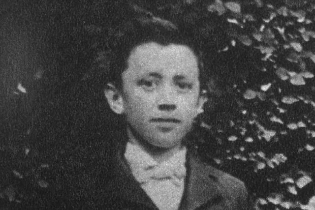 Karel Čapek jako dítě.. Už tehdy si byl trochu podobný | foto:  Obecní knihovna Žernov