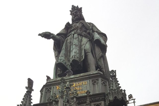 Pomník Karla IV. v Praze | foto: Jolana Nováková,  Český rozhlas