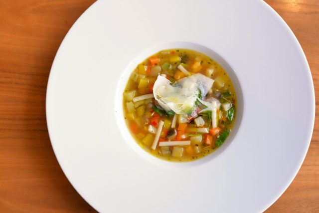 Zeleninová polévka minestrone | foto: Martin Čuřík