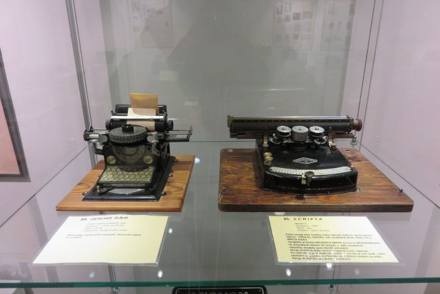 Výstava psacích strojů | foto: Pavel Bezděčka