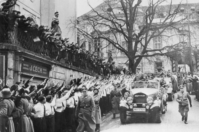 15. března 1939 začala nacistická okupace. Hned druhý den byl vyhlášen Protektorát Čechy a Morava | foto: Profimedia