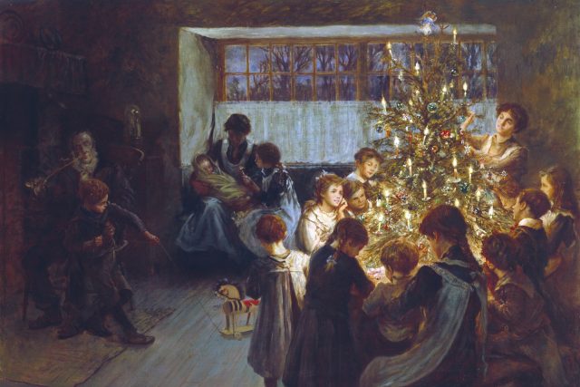 Albert Chevallier Tayler: Vánoční strom | foto: Profimedia