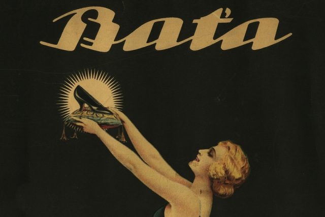 Reklama na obuv Baťa z roku 1925 | foto: eSbírky – kulturní dědictví on-line,  Národní muzeum,  CC BY 4.0