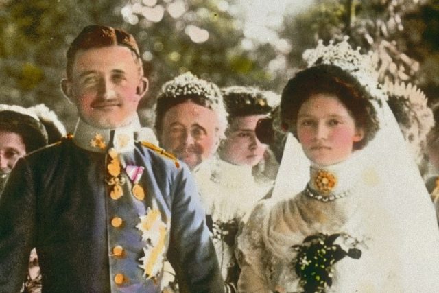 Svatba arcivévody Karla Františka Josefa  (později císaře Karla I. Habsburského) a princezny Zity Bourbonsko-Parmské 21. října 1911 | foto: Profimedia