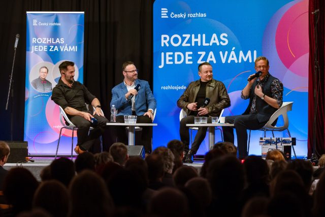 Rozhlasová show dorazila do Starého Plzence | foto: Jiří Šeda